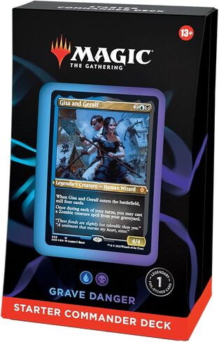 Magic: The Gathering Starter Commander Deck - خطر جسيم (أزرق-أسود) in Saudi Arabia