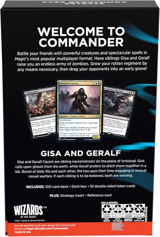 Magic: The Gathering Starter Commander Deck - خطر جسيم (أزرق-أسود) in Saudi Arabia