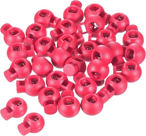 PATIKIL Cord Locks, 100 Pack Ball Spring Toggle Stopper for Drawstring Bag Shoelaces, Translucent in Kuwait