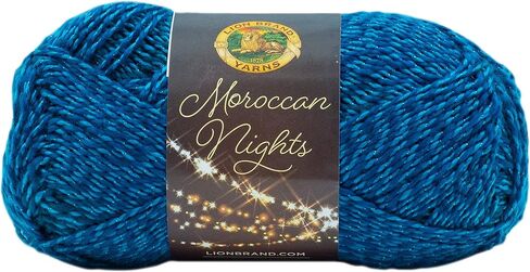 (1 Skein) Lion Brand Yarn Moroccan Nights Yarn, Genie in Saudi Arabia