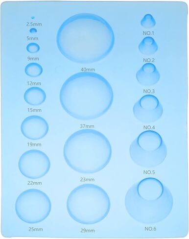 Lind Kitchen 3D Domes Half Ball Mould 3-Row Paper Quilling Tools Plastic Mini Quilling Mold for DIY Paper Craft Tool, Pink in Kuwait