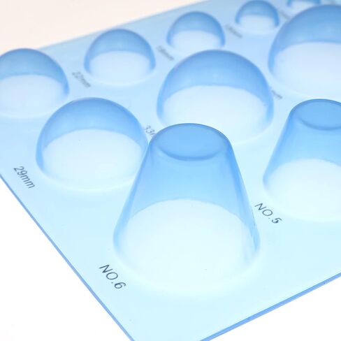 Lind Kitchen 3D Domes Half Ball Mould 3-Row Paper Quilling Tools Plastic Mini Quilling Mold for DIY Paper Craft Tool, Pink in Kuwait