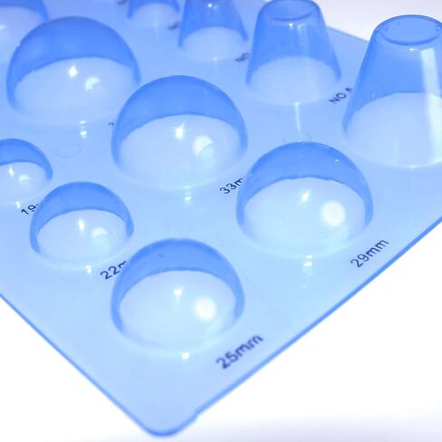 Lind Kitchen 3D Domes Half Ball Mould 3-Row Paper Quilling Tools Plastic Mini Quilling Mold for DIY Paper Craft Tool, Pink in Kuwait