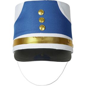 Loloda Kids Marching Band Hat كسارة البندق طبل قبعة رئيسية لعبة جندي قبعة تأثيري حلي اكسسوارات لأداء الحفلات in Saudi Arabia