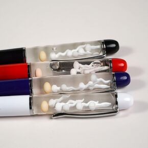 Funny Pens Naked Girl Pen Floating Floater Tip And Strip Pen Girl Strips When You Turn Her Upside Down Pack of 1PCS