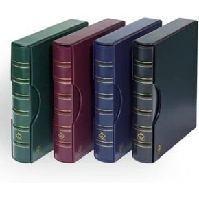 Lighthouse Black Classic Grande 3-Ring Binder with Slipcase Storage Case for Coins, Stamps, Currency, Bank Notes, Documents, and Other Collectibles - Pages Sold Separately in Saudi Arabia