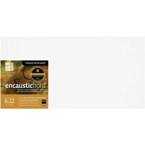 Ampersand Encausticbord Hardboard Panel for Encaustics and Mixed Media, 1.5 Inch Depth Cradle, 6X12 Inch (ENC150612) in Saudi Arabia