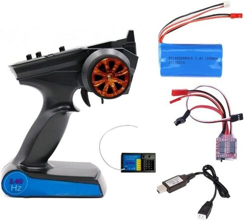 2.4G CH3 Controller Kit Transmitter ESC Set for C14 C24 MN D90 MN99S RC Car Upgrade Parts in Kuwait