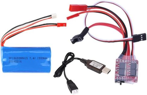 2.4G CH3 Controller Kit Transmitter ESC Set for C14 C24 MN D90 MN99S RC Car Upgrade Parts in Kuwait