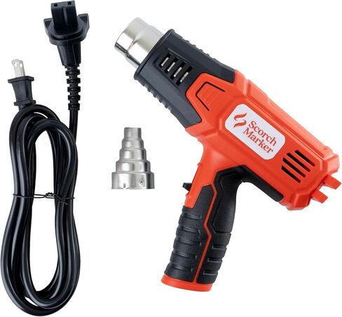 Scorch Marker Heat Gun, 1500 Watt Heat Gun for Woodburning Designs on Ornaments and Home Decor, Heating Gun for Crafting, Repairs, and More in Kuwait