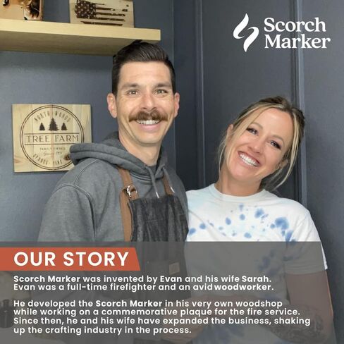 Scorch Marker Heat Gun, 1500 Watt Heat Gun for Woodburning Designs on Ornaments and Home Decor, Heating Gun for Crafting, Repairs, and More in Kuwait