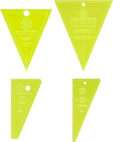 Acrylic Quilting Template Set of 3, Octagon | Assorted Sizes for Use with Precut Fabric Squares | Essential Quilt Supplies for Cutting Patterns, Layer Cakes, and Charm Packs in Saudi Arabia