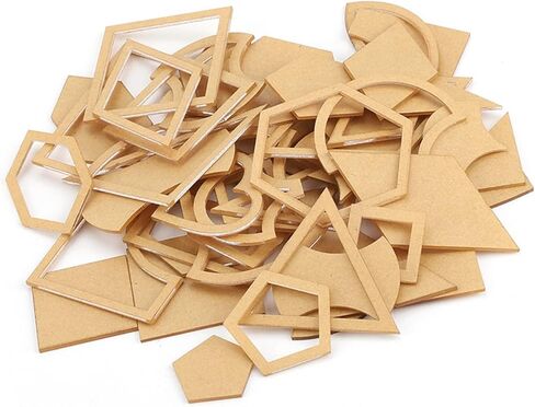 Acrylic Template, 54Pcs Clear Acrylic Pattern Stencil Template Set, Clear Acrylic Stencil Template Set, Leather Craft Quilting Sewing Tool DIY for Patchwork Leather Craft Quilting Sewing Tool in Kuwait