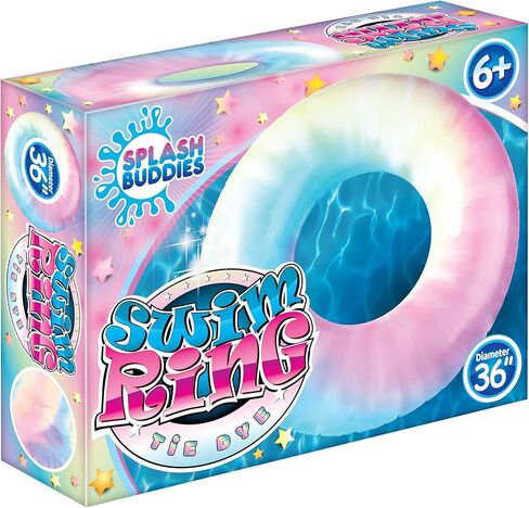 Swim Ring Glitter Inflatable Ride On Pool Toy Float - Rideable Blow Up Summer Beach Swimming Pool Toys - Pool Floaties Lounge for Summer in Kuwait