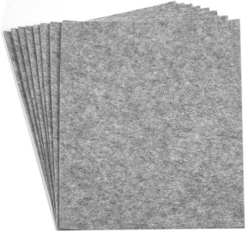 YYCRAFT 15 Self Adhesive Felt Sheet 9 Inch X 12 Inch, Peel & Stick Acrylic Craft Felt,Sticky Backed-Black in Saudi Arabia