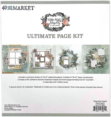 49 and Market Vintage Artistry Tranquility Page Kit in Kuwait