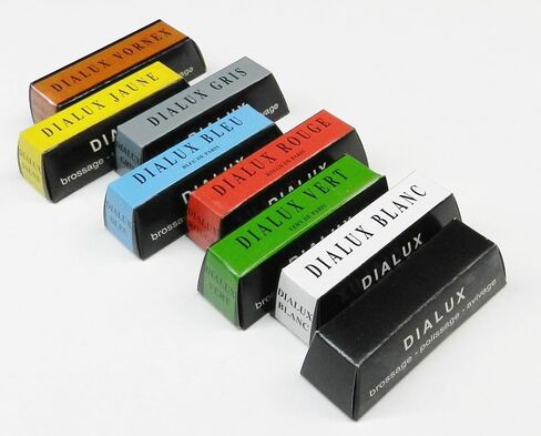 Dialux Polishing Compound 8 Bars Set Every Type of Jewelers Rouge Polish Tripoli Made in France in Saudi Arabia
