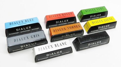 Dialux Polishing Compound 8 Bars Set Every Type of Jewelers Rouge Polish Tripoli Made in France in Saudi Arabia