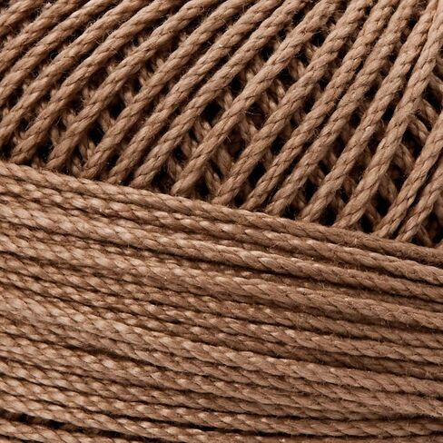 Lizbeth Cordonnet Cotton Size 3-Mocha Brown Med (Pack of 2) in Saudi Arabia