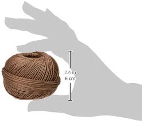 Lizbeth Cordonnet Cotton Size 3-Mocha Brown Med (Pack of 2) in Saudi Arabia