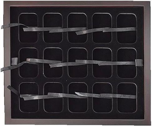 Coin Tray for 28 Small or Air-Tite "A" Capsules fits in Mahogany Finish Wood Display Case in Saudi Arabia