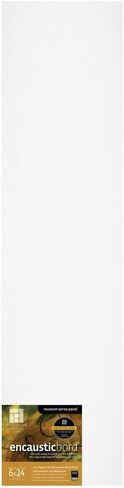Ampersand Encausticbord Hardboard Panel for Encaustics and Mixed Media, 1.5 Inch Depth Cradle, 6X24 Inch (ENC150624) in Saudi Arabia