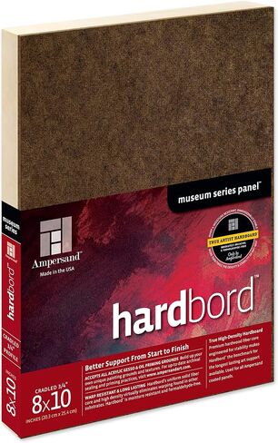 Ampersand Museum Series Hardbord للرسم والتركيب، 1.9 سم عمق 25سم (AMHBC08) in Saudi Arabia