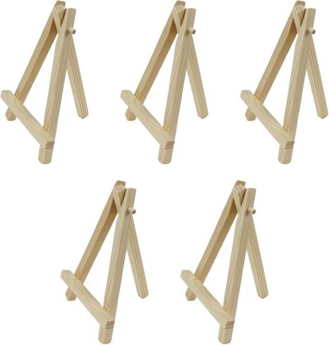 LC LICTOP Tabletop Easels for Painting Canvas Tall Wood Display Easels 80x130mm 5pcs in Saudi Arabia