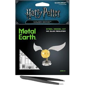 Metal Earth Fascinations Harry Potter Golden Snitch 3D Metal Model Kit Bundle with Tweezers in Kuwait