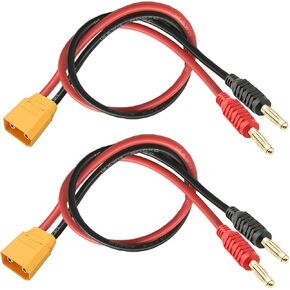 XT60 Charging Cable Connector to 4mm Banana Adapter in Saudi Arabia