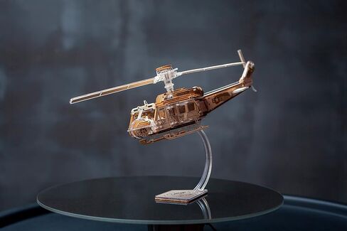 فيتير موديلز مجموعة نموذج طائرة هليكوبتر فالكيرجا - نموذج عالي الجودة للبالغين - هيكل متين من الخشب الرقائقي والبلاستيك - محرك باب مفتوح - مروحة متحركة in Kuwait