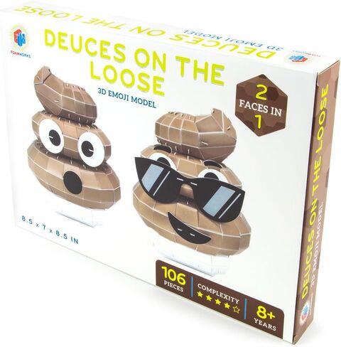 3D Foam Emoji Model, Deuces On The Loose in Saudi Arabia