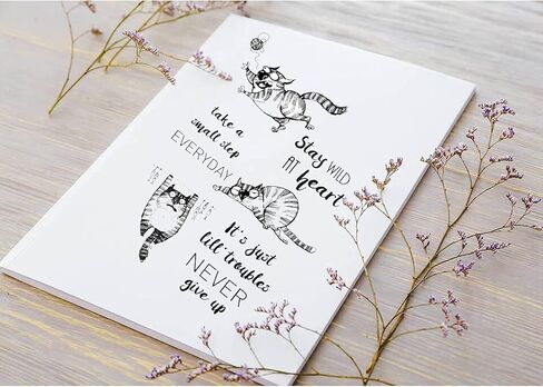 اي زد اس جي طوابع شفافة بتصميم قطط كرتونية لسجل القصاصات والبطاقات الزخرفية وصنع البوم الصور والحرف اليدوية من السيليكون مستلزمات الديكور الممتعة in Kuwait