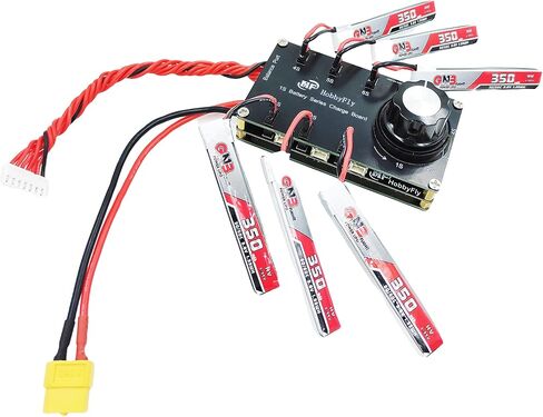 HOBBYFLY 1S Lipo LiHv لوحة شحن سلسلة البطاريات، شحن التخزين والتفريغ 1S LiPo لشاحن توازن Lipo القياسي، موصل PH2.0 وBT2.0 متوافق (PH2.0 وBT2.0) in Kuwait