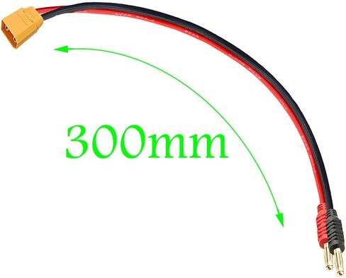 XT60 Charging Cable Connector to 4mm Banana Adapter in Saudi Arabia