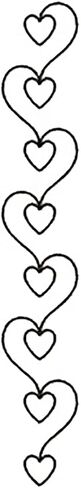 Quilting Creations Stencils for Machine and Hand Quilting - 3 Quilting Stencils for Border Patterns | Terry Twist Heart Border, Terry Twist Feather Border, Border Plastic Quilt Stencil Set with Guide in Saudi Arabia