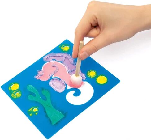 Baker Ross Sea Life Stencils for Painting (Pack of 6) AW389, Washable Plastic Paint Stencil Set for Kids in Saudi Arabia