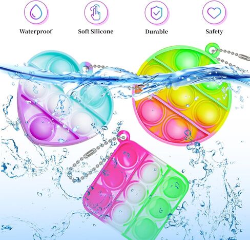 22 قطعة من ألعاب البوب ​​فيدجيت التي تفضلها الحفلات للأطفال الصغار، ألعاب صغيرة لسلسلة مفاتيح البوب، ألعاب فيدجيت الحسية، 3 أشكال لسلسلة مفاتيح البوب، ألعاب الأطفال، ألعاب الإجهاد، ألعاب فيدجيت للحفلات السائبة، مجموعة بوبر هدية للأولاد والبنات in Kuwait