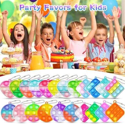 22 قطعة من ألعاب البوب ​​فيدجيت التي تفضلها الحفلات للأطفال الصغار، ألعاب صغيرة لسلسلة مفاتيح البوب، ألعاب فيدجيت الحسية، 3 أشكال لسلسلة مفاتيح البوب، ألعاب الأطفال، ألعاب الإجهاد، ألعاب فيدجيت للحفلات السائبة، مجموعة بوبر هدية للأولاد والبنات in Kuwait