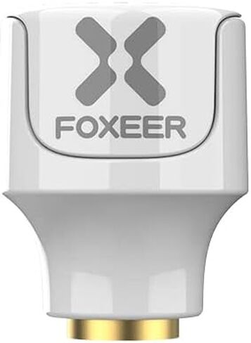 2pcs FOXEER FPV Antenna Lollipop 4 5.8GHz RHCP 2.5Dbi Stubby Antenna SMA for FPV Racing Drone Fatshark Goggles TX RX (White-SMA) in Saudi Arabia