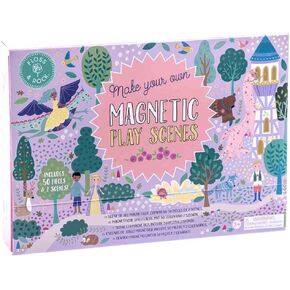Floss & Rock Fairy Tale Kids Magnetic Play Scenes with 2 Interchangeable Backdrops and 50 Magnetic Play Pieces in Kuwait