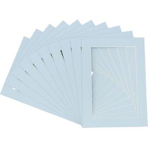 20x30 Mat for 24x36 Frame - Precut Mat Board Acid-Free Baby Blue 20x30 Photo Matte Made to Fit a 24x36 Picture Frame, Premium Matboard for Family Photos, Show Kits, Art, Picture Framing, Pack of 1 Mat in Saudi Arabia