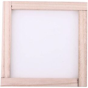 Paper Making Kit, Wooden Paper Making Screen Paper Making Mould Frame, Nature Dried Flowers and Sponge for DIY Paper Craft(A) in Saudi Arabia