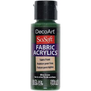 Deco Art SoSoft Fabric Acrylic Paint 2oz-Lamp Black in Saudi Arabia
