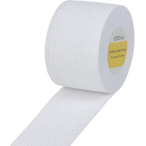 COTOWIN 2-Inch Wide Black Knit Heavy Stretch High Elasticity Elastic Band 5 Yards