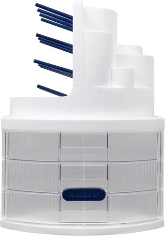 SINGER Sew-It-Goes Spin & Go Multipurpose Sewing Storage Container and Craft Organizer with Removable Drawers, Built-in Peg Board,Gray in Saudi Arabia