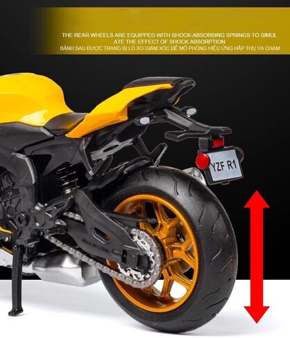 Russel Rainey for Yamaha YZF-R1 1/12 Alloy DieCast Motorcycle Model Toy Vehicle Collection Autobike Autocycle (Color : A) in Saudi Arabia