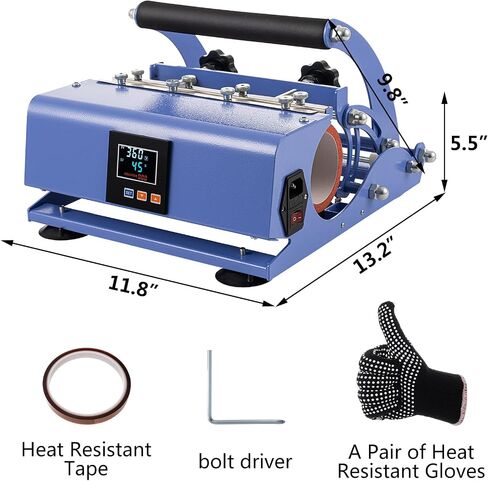 Hitgrand 30 OZ Tumbler Heat Press Machine, Tumbler Press for 30 OZ 20 OZ 16 OZ 11 OZ Straight Sublimation Blanks Skinny Tumbler, DIY Cup Mug Heat Press Machine for Skinny Tumblers 110V in Saudi Arabia