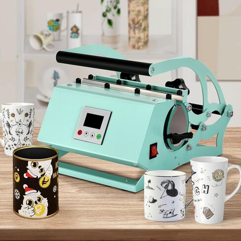 YITAHOME Tumbler Heat Press Machine, 30 oz Mug Press for Straight Sublimation Blanks Skinny Tumbler, Coffee Cup DIY Hot Press Sublimation Transfer for 11-30oz in Saudi Arabia