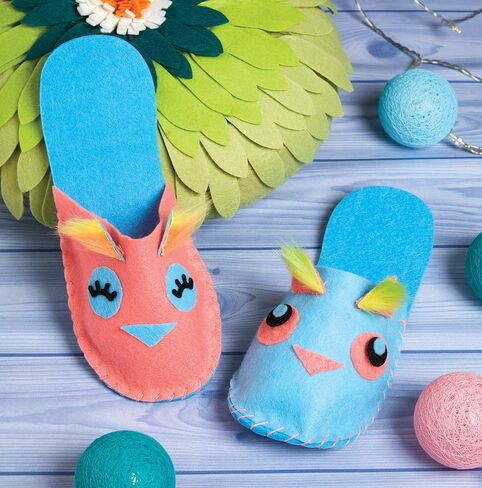 Klutz Sew Your Own Unicorn Bunny Slippers Craft Kit in Saudi Arabia